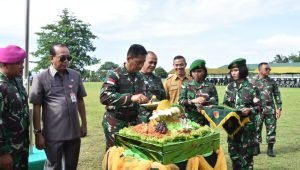 Kasrem Santiago Hadiri Upacara dan Syukuran Hari Juang Infanteri TNI AD ke-75 Tahun 2023