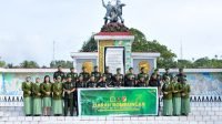 Peringati HUT Penerangan TNI AD, Kapendam Merdeka Pimpin Ziarah ke Taman Makam Pahlawan