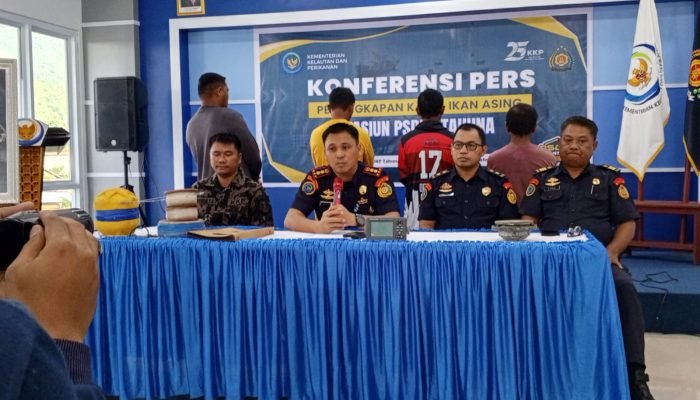 Tidak Kantongi Ijin, 1 Unit Kapal Ikan Asal Filipina di Amankan PSDKP