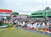 Sholat Idul Fitri 1445 H, Ribuan Umat Muslim Padati Markas Korem 132/Tadulako