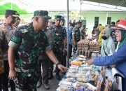 Bantu Masyarakat, Korem 133/Nani Wartabone Kolaborasi Bersama Pemerintah Provinsi Gorontalo Gelar Pasar Murah