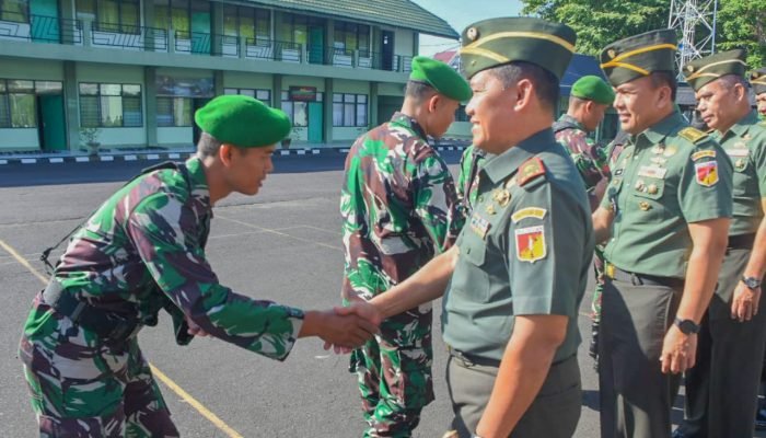 Brigjen TNI Wakhyono Lakukan Halal Bihalal Bersama Prajurit dan PNS Korem 131/Santiago