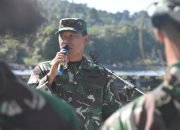 Brigjen TNI Wakhyono Pimpin Apel Pengecekan Perbantuan Penanganan Bencana Erupsi Gunung Ruang di Wilayah Korem 131/Santiago