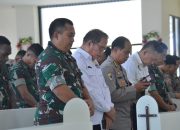 Kasrem Tadulako Hadiri Ibadah Perayaan Paskah Oikumene TNI-Polri di Palu