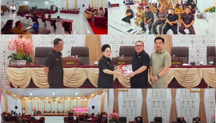 Rapat Paripurna LKPJ. Rinny Tamuntuan: IPM Naik 0,59 %, Pengangguran Menurun 0,31 %