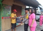 Kapolres Tomohon dan Ny Fanny Lerry Turun Langsung Berbagi Takjil dan Sembako