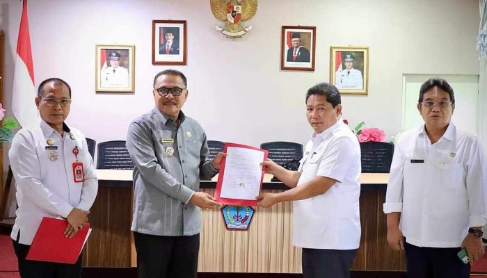 Kumendong Sambut Kedatangan Pj. Bupati Bolmong
