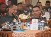 Danrem Bersama Para Dansat Jajaran Korem Nani Wartabone Ikuti Apel Dansat TNI AD Tersebar Kodam XIII/Merdeka