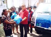 PSE Caritas Manado Salurkan Bantuan Kemanusiaan Erupsi Gunung Ruang