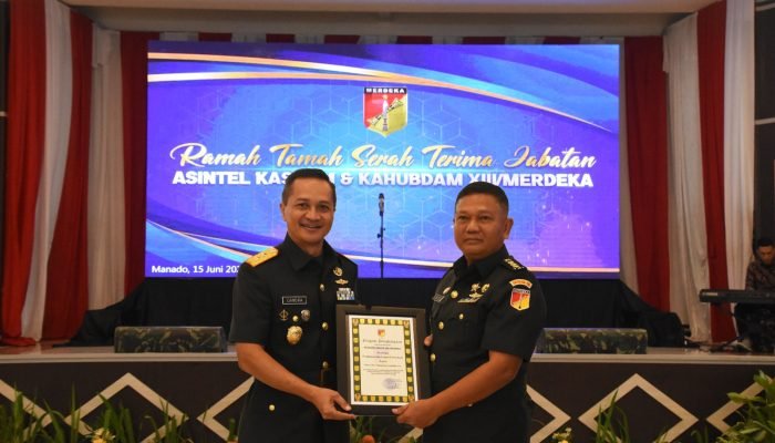 Pangdam Mayjen TNI Candra Wijaya Pimpin Sertijab Asintel Kasdam dan Kahubdam Kodam XIII/Merdeka