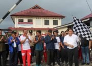 Sambut HUT ke- 78 Bhayangkara Pj Bupati Minahasa Olahraga Bersama TNI, Polri dan Forkopimda