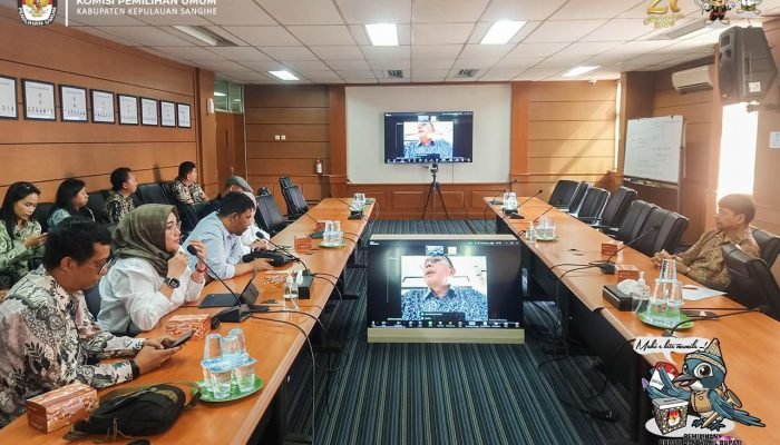 Mantapkan Kerja Sama Media, KPU Sangihe Sambangi Dewan Pers