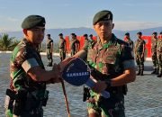 Danyonif 712/Wiratama Serahkan Sepeda Motor Dinas Bantuan dan Penghargaan Kepada Prajurit Berprestasi