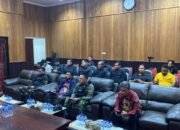 Dansatgas Pamtas Yonif 715/Motuliato Hadiri Rapat Koordinasi Pembahasan Siskamtibmas Jelang Pemilukada 2024