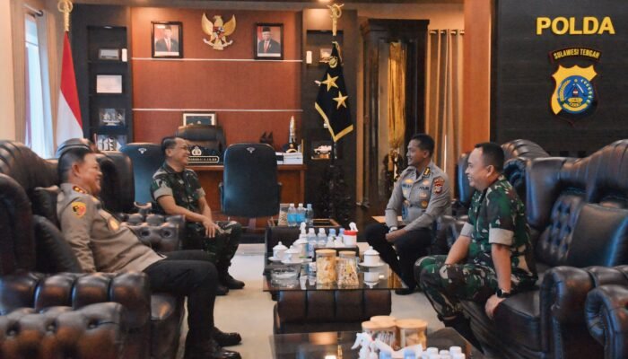 Danrem 132/Tadulako Temui Kapolda Sulteng