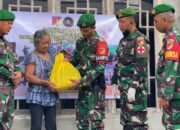 Satgas Pamputer Dezipur 15/SLM Gelar Bakti Sosial dan Lomba Mewarnai di Pulau Kawaluso