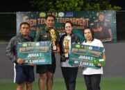 Tampil Luar Biasa, Kasdam dan Wakil Ketua Persit KCK Daerah Merdeka Raih Juara 1 di Open Tennis Tournament Piala Danrem Santiago