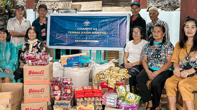 Tim Inspirasi Kristen Charity 43 Salurkan Bantuan ke Panti Asuhan Minsel dan Minahasa