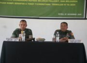Prajurit dan Persit Yonif 712/Wiratama Terima Pembinaan Mental Rohani Ideologi dan Kejuangan Dari Bintaljarahdam Merdeka