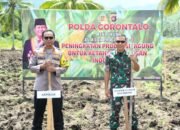 Danrem Nani Wartabone Hadiri Launching Gugus Tugas Polri Untuk Ketahanan Pangan Nasional