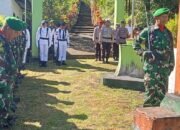 Kepala Staf Kodim (Kasdim) 1301 Pimpin Ziarah di Makam Pahlawan Nasional Bataha Santiago