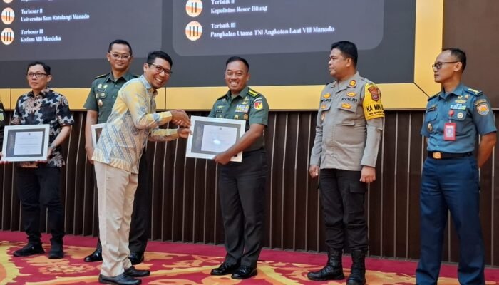 Zidam XIII/Merdeka menerima Penghargaan Terbaik Pertama di bidang Kesesuaian Penggunaan BMN dengan Standar Barang dan Standar Kebutuhan (SBSK)