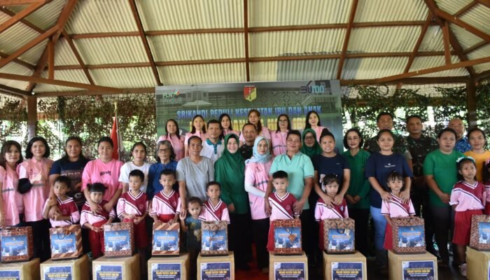 Lewat Srikandi PLN Movement, Kodam XIII/Merdeka dan PLN UID Suluttenggo Peduli Kesehatan Serahkan Bantuan ke Ibu dan Anak di Manado