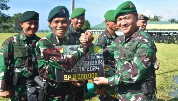 Peleton II Yonif 712/Wiratama Juara Peleton Beranting Yudha Wastu Pramuka Jaya Wilayah Korem Santiago