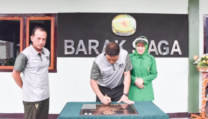 Danrem Resmikan Barak Siaga Korem 131/Santiago