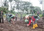 Kodim 1309/Manado Tanam Padi Gogo di Kecamatan Bunaken, Upaya Perkuat Ketahanan Pangan