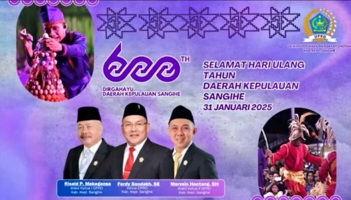 Ferdy Sondakh Pimpin Rapat Paripurna Istimewa DPRD dalam Rangka HUT Daerah