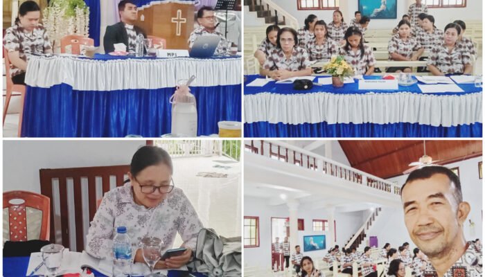 Rapat Tahunan Majelis Jemaat (Ratam) GMIST Senggighilang Bahoi Berjalan Lancar