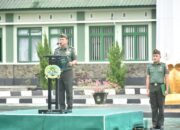 Korem Nani Wartabone Gelar Upacara Bendera Mingguan di Awal Bulan Maret Tahun 2025