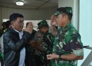 Danrem 131/Santiago Sambut Kedatangan Gubernur Sulawesi Utara Yang Baru