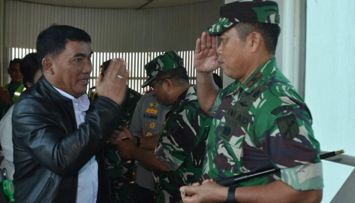 Danrem 131/Santiago Sambut Kedatangan Gubernur Sulawesi Utara Yang Baru