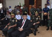 Danrem 131/Santiago Hadiri Sertijab dan Pidato Pertama Gubernur Sulut