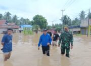 Dandim 1313/Pohuwato dan Forkopimda Tinjau Lokasi Banjir di Kabupaten Pohuwato