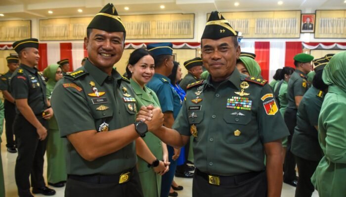 Kaajendam XIII/Merdeka Yermia Anggun Agvianto Naik Pangkat Kolonel