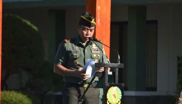 Danrem Santiago Sampaikan Pesan Panglima TNI yang Harus Dipedomani Prajurit