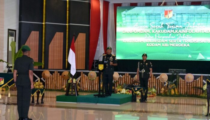 Pangdam Merdeka Pimpin Sertijab dan Penyerahan Tugas Jabatan