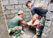 TMMD ke-124 Kodim 1301/Sangihe Masuki Tahap Pemasangan Jamban di Desa Kalekube I