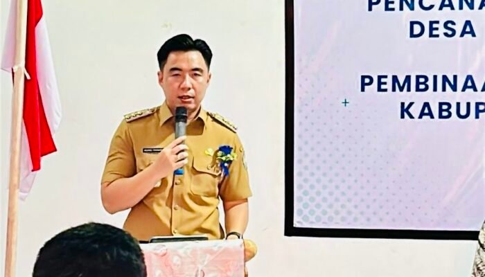 Bupati Michael Thungari Canangkan Kuma Satu sebagai Kampung Cinta Statistik