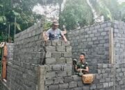 TMMD Ke-124. Pembangunan Rumah Ridwan Antahari Capai 48,8 Persen