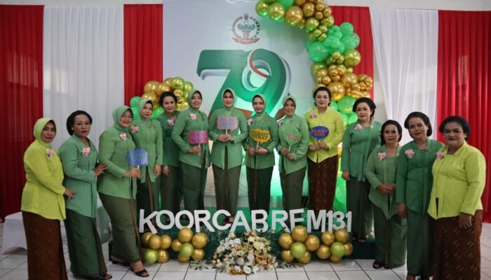 Persit Kartika Chandra Kirana Koorcabrem 131 Santiago Peringati HUT ke-79 Persit KCK