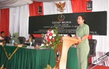 Ketua Umum Persit KCK Berikan Motivasi dan Dukungan Kepada Persit KCK Jajaran Daerah XIII/Merdeka di Wilayah Gorontalo