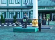 Korem 133/Nani Wartabone Gelar Upacara Bendera Mingguan di Akhir Bulan Mei Tahun 2025