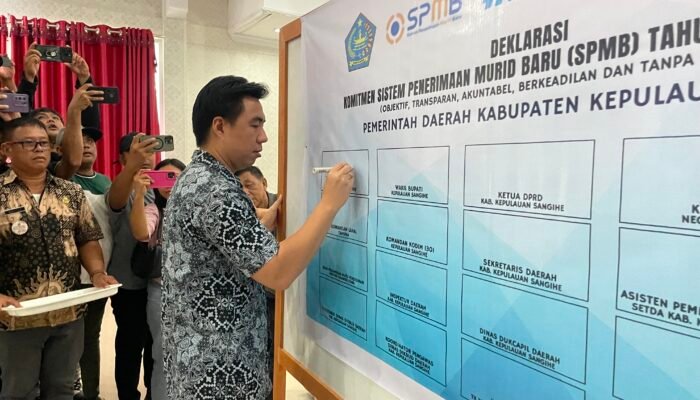Pemkab Sangihe Deklarasikan Komitmen Transparansi PPDB