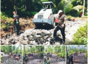 TMMD Ke-124 Kodim 1301/Sangihe Genjot Kegiatan Fisik di Kampung Kalasuge