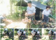 Anggota Satgas TMMD Bantu Kupas Kelapa, Ibu Roswati: TNI Seperti Anak Sendiri