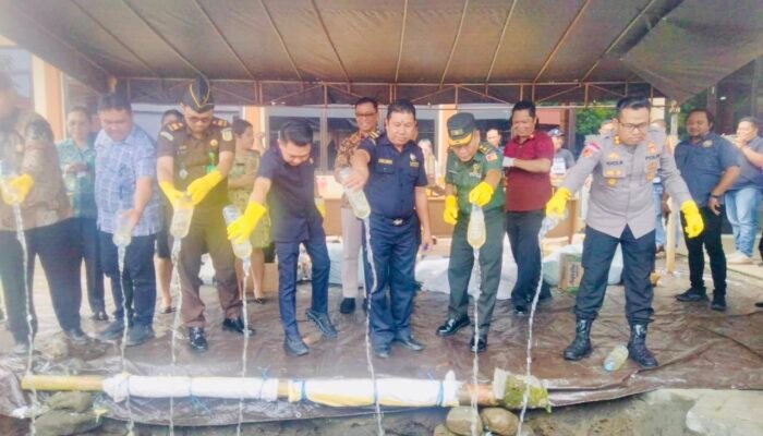 TNI Dukung Penuh Pemberantasan Miras dan Narkotika di Sangihe